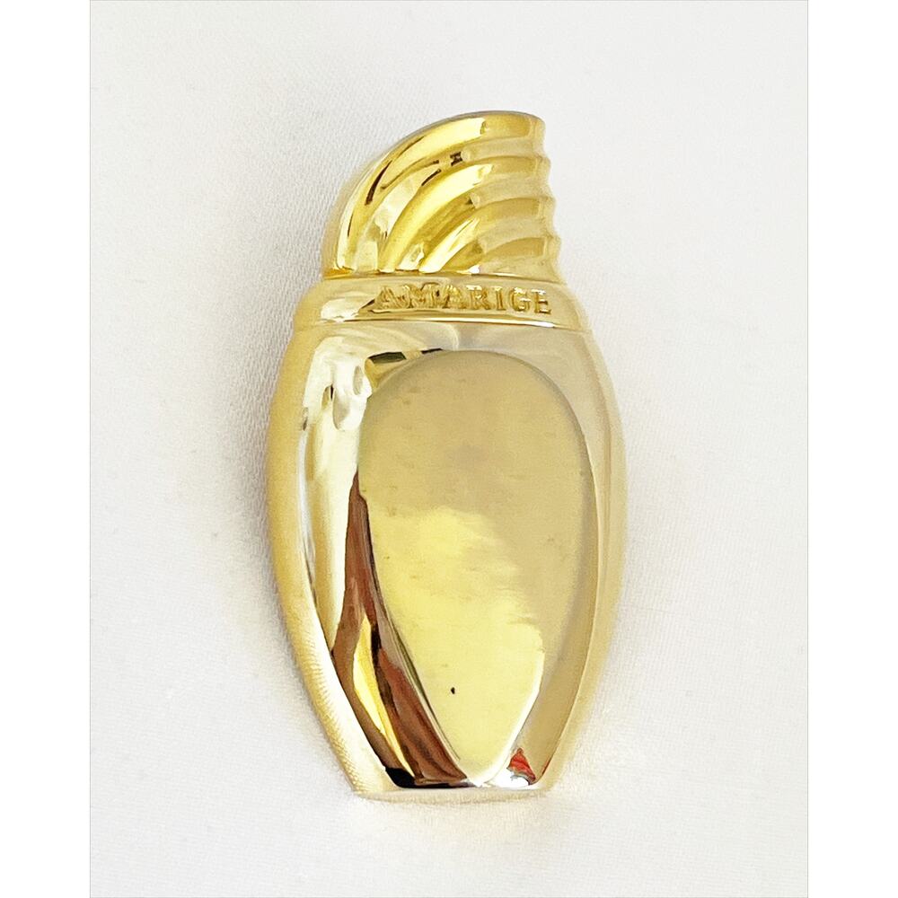GIVENCHY Brooch Amarige Parfums Givenchy Perfume Bottle Gold Tone Pin Vintage